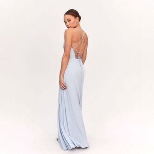 Fame and Partners NWT Navy Gown